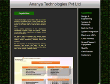 Tablet Screenshot of ananyatech.in